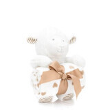 90x70 cm fluffy blanket with toy Oita 24 cm, Fillikid