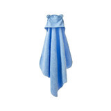 Bebehug hooded towel, 122 x 77 cm, Blue, Twindeco