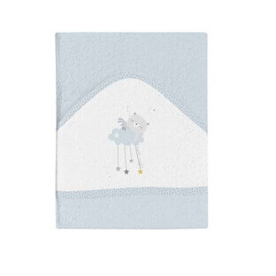 Serviette de bain avec capuche Sweet suenos, 100x100 cm, Blue, Bimbi Chic