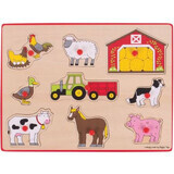 Wooden jigsaw puzzle, Farm, Big Jigs