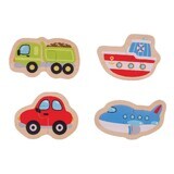 Wooden Puzzle Means of transport, +12 months, BigJigs