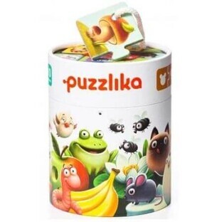 Wooden jigsaw puzzle, What we eat, Cubika