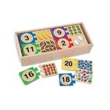 Wooden puzzle, number learning, +4 years, Melissa&amp; Doug