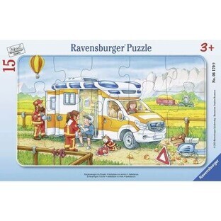 Frame jigsaw Ambulance, 15 pieces, Ravensburger