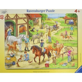 Puzzle a cornice Fattoria, +4 anni, 40 pezzi, Ravensburger