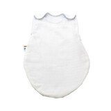 White muslin sleeping bag, 0-3 months, Baltic Bebe