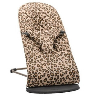 Beige/Leopard Bliss Baby Rocker, Limited Edition Cotton, BabyBjorn