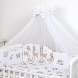 Baldaquin en tulle avec support de suspension inclus, 300 × 160 cm, Amy