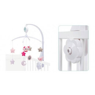 Carosello musicale Gufo rosa con stelle, Fillikid