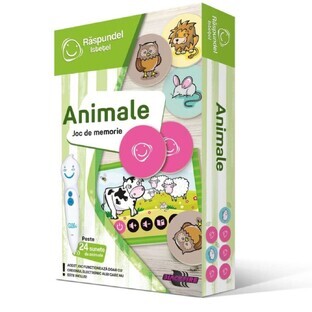 Memory game, Animals, Raspundel Istetel
