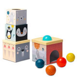 Juego de apilar bolas del Polo Norte, +6 meses, Taf Toys