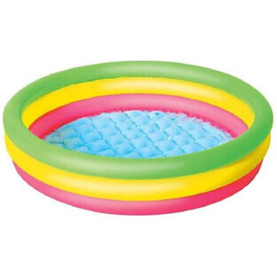 Inflatable pool with 3 rings, 102/25 CM, B51104, Bestway