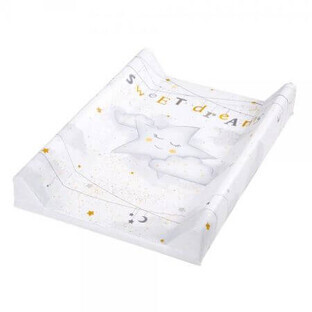 Saltea de infasat cu intaritura, My Star Yellow 70x47,5 cm, Klups