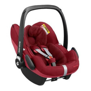 Seggiolino auto Pebble Pro i-Size, Essential Red, Maxi Cosi