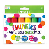Chunkies solid tempera pencils, 3 years+, 6 pcs, Ooly