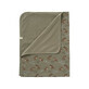 Coperta in cotone biologico Deer Olive, Fresk