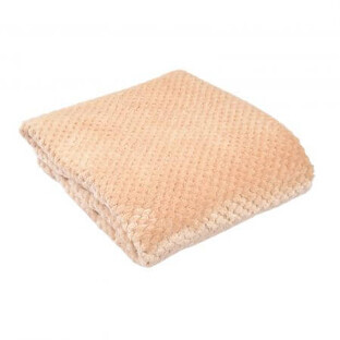 Couverture en polaire, 90 x 110 cm, Crème, Fic Baby