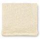Coperta in cotone lavorato a maglia Crem, 95 x 95 cm, Pirulos