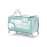 Mailand folding cot Polar bear mint, 120x60 cm, Fillikid