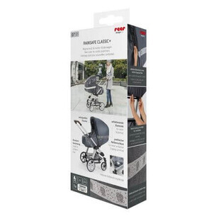 Housse de pluie pour poussette, Rainsafe Classic+, Reer