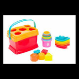 Box with lid and handle, +6 months, contains 19 pieces, Fillikid