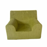 Velvet children's armchair, Olive green, Twindeco