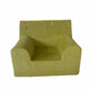 Velvet children's armchair, Olive green, Twindeco