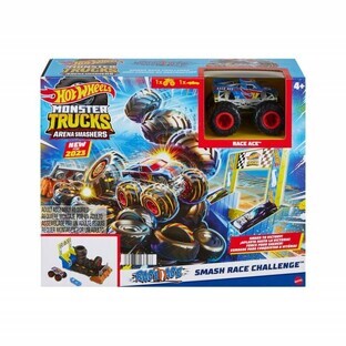 Monster Trucks Entry Challenge Arena Smashers Tire Press Challenge, + 4 Jahre, Hot Wheels