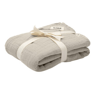 Muslin Swaddle, 120x120 cm, Sand, Bibs