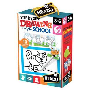 Step by step drawing school, Headu