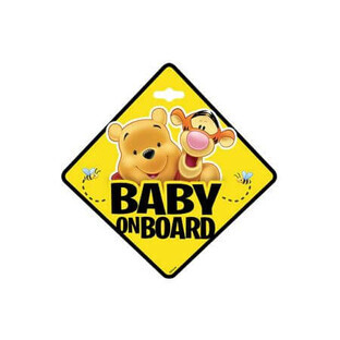 Señal de advertencia, Bebé a bordo, Winnie the Pooh, 9625, Disney