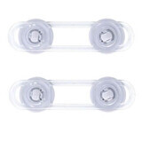 Set of 2 fuses with multifunctional lock Light Grey, 3.5 x 1.2 x 18cm, Kikka Boo