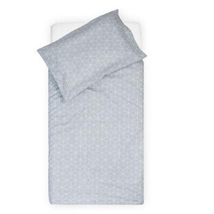 Grijze beddengoed set, 100x140 cm, Jollein