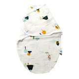 Swaddling system made of muslin, 3-6 months, 2 pieces, Baltic Bebe