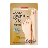 Nourishing foot mask with gold, peptides and collagen, 30 g, Purederm