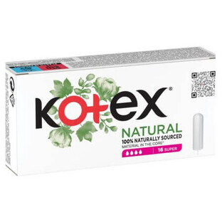 Natural Super inner pads, 16 pcs, Kotex