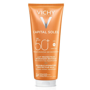 Vichy Capital Soleil Moisturizing Sun Protection Milk for Face and Body SPF 50+, 300 ml