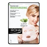 Feuchtigkeitsspendende Gesichtsmaske auf Textilträger, 23 ml, Iroha