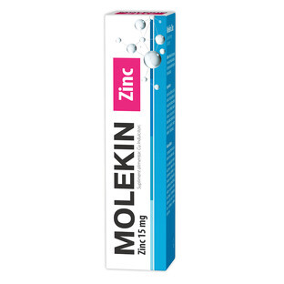 Molekin Zn 15 mg, 20 comprimidos, Natur Produkt