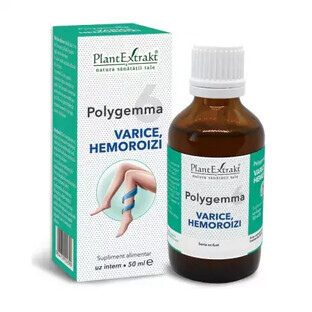 Polygemma 6 Varicose Veins and Hemorrhoids, 50 ml, Plant Extrakt