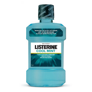 Cool Mint mouthwash, 1000 ml, Listerine