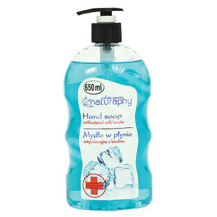 Antibacterial liquid soap with lanolin, 650 ml, Naturaphy