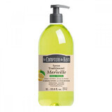 Traditional Marseille soap with lemon-mint fragrance, 1000 ml, Le Comptoir du Bain