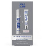 Set 3D Filler met Hyaluronzuur Nachtcrème 30 ml + Lippenbalsem 20 ml, Libre Derm