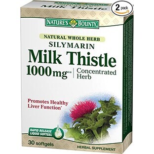 Silymarin Mariendistel 1000mg, 30 Kapseln, Nature's Bounty