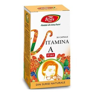 Vitamina A naturale F161, 30 capsule, Fares