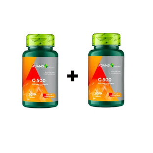 Vitamine C-500 avec Macese, 30 comprimés, Adams Vision (1+1)