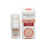 Lip balm with hyaluronic acid and collagen microspheres, Filler Instant, 30g, Herbagen