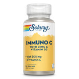 Zink und Vitamin D3 Immuno C Solaray, 30 Kapseln, Secom