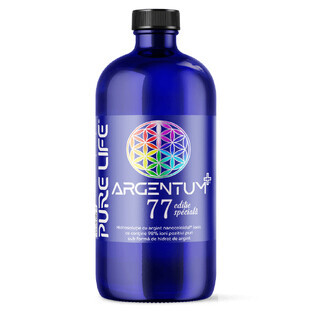 ARGENTUM+ special edition 77 ppm, ionic colloidal silver, 480 ml, Pure Life